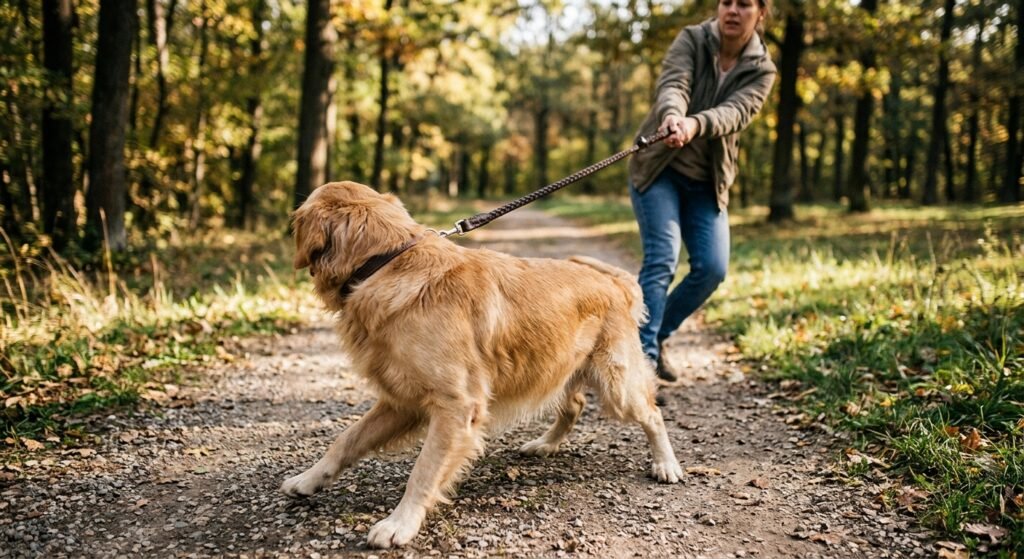 Peitoral ou Guia para Cachorro: Qual é Melhor 4 guia para cachorro que puxa durante o passeio